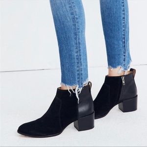 Madewell Asher Ankle Boot In Black